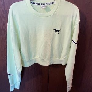 PINK slightly cropped summer sweater